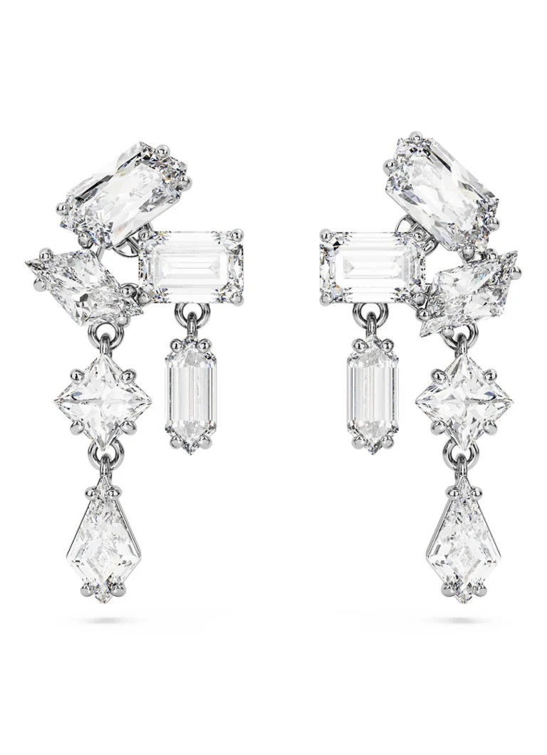 Swarovski Mesmera stud earrings with crystal
