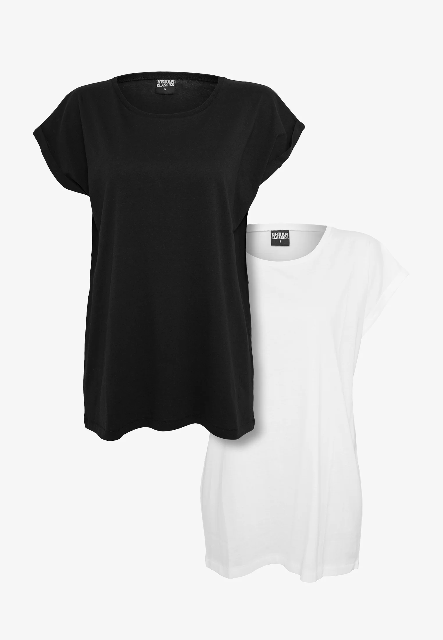 Urban Classics PAQUETE DE 2 CON HOMBROS EXTENDIDOS - Camiseta básica