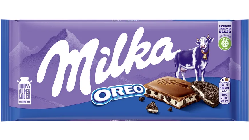 Milka Schokoladentafel Oreo 100 g