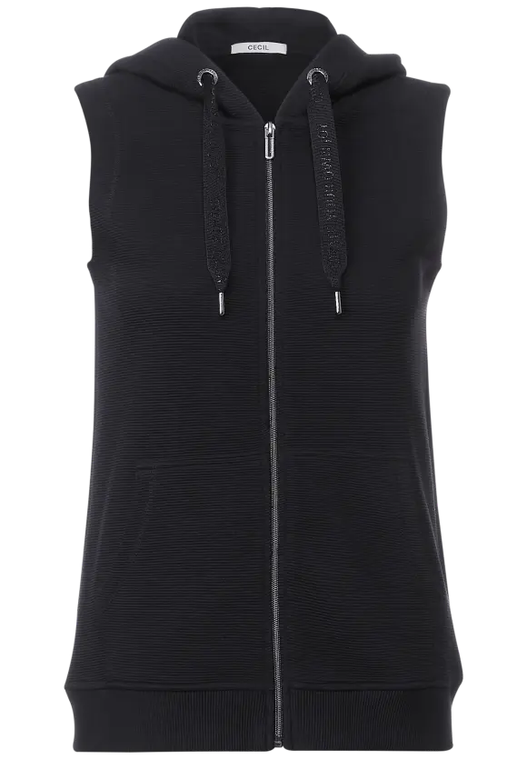 CECIL Hoodie Pullunder mit Zipper