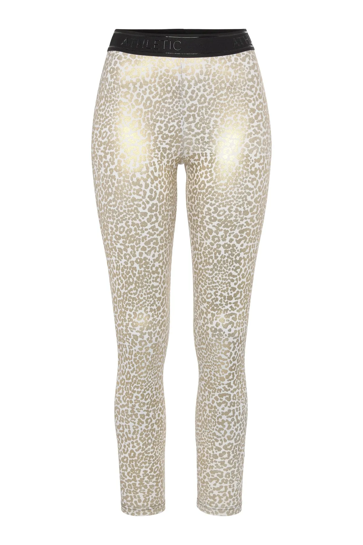 LASCANA Active  Sport-Leggings - Goldfarben - Mittlerer Bund