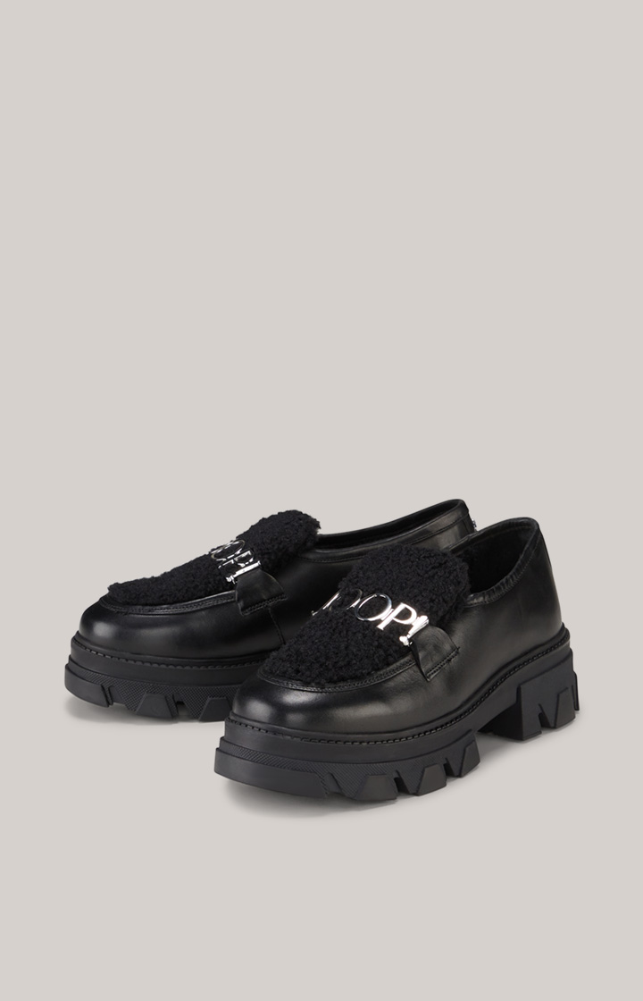 Loafer Peluche Camy Slip-on in Schwarz