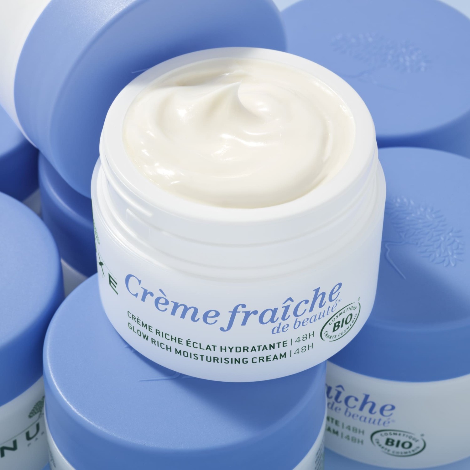 NUXE 48H Rich Radiance drėkinamasis kremas, sertifikuotas ekologiškas