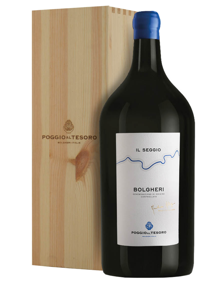 Bolgheri DOC Il Seggio 2020 Poggio al Tesoro Jeroboam 3 ℓ, Caisse bois
