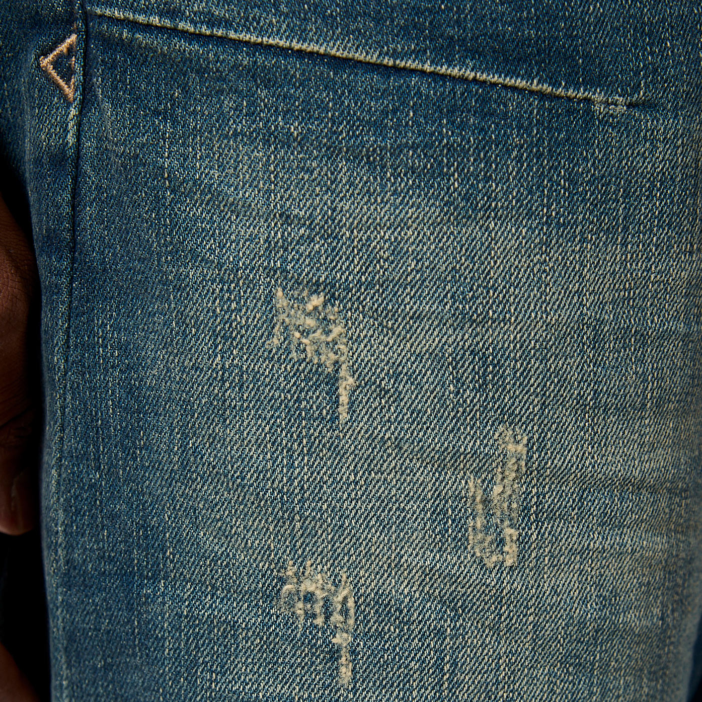 RAZED  Jean relaxed cropped Homme