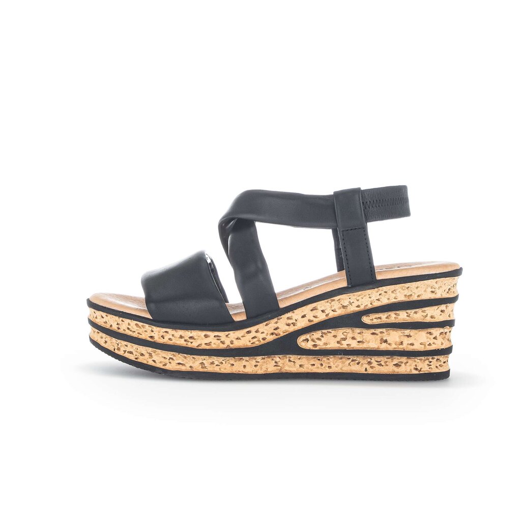 Gabor fashion Keilsandalette schwarz