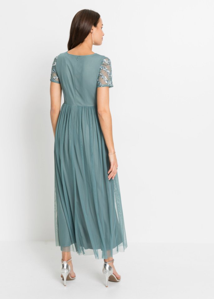 Maxikleid mit Pailletten