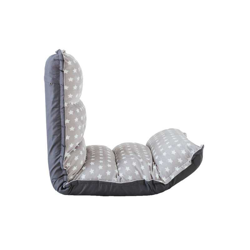 Fauteuil multi-positions étoiles gris et blanc Oxybul