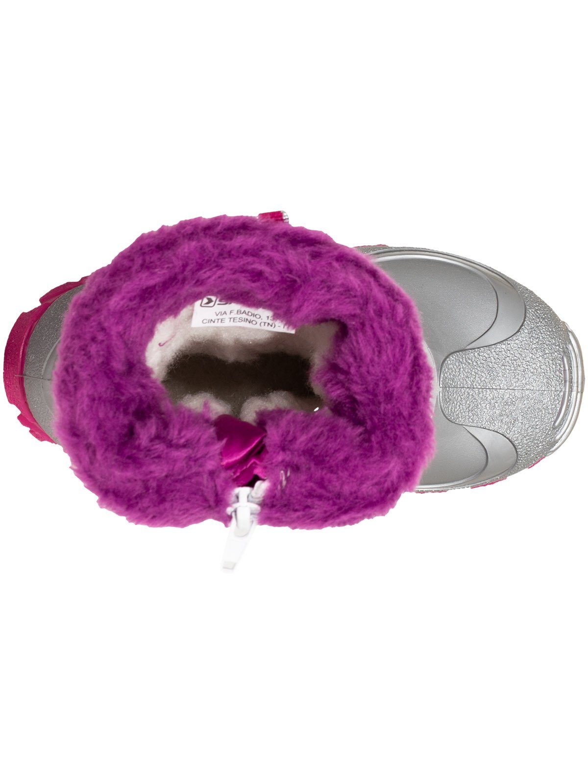 Spirale Sonja lila silber Winterstiefel
