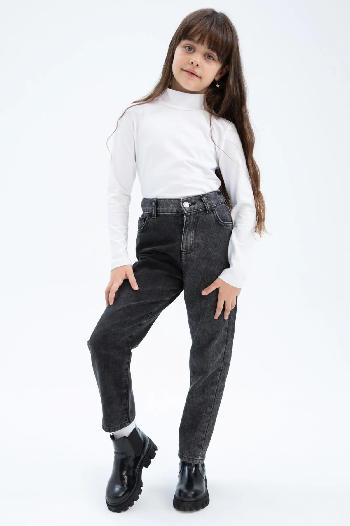 DeFacto  Mom-Fit-Jeanshose für Mädchen