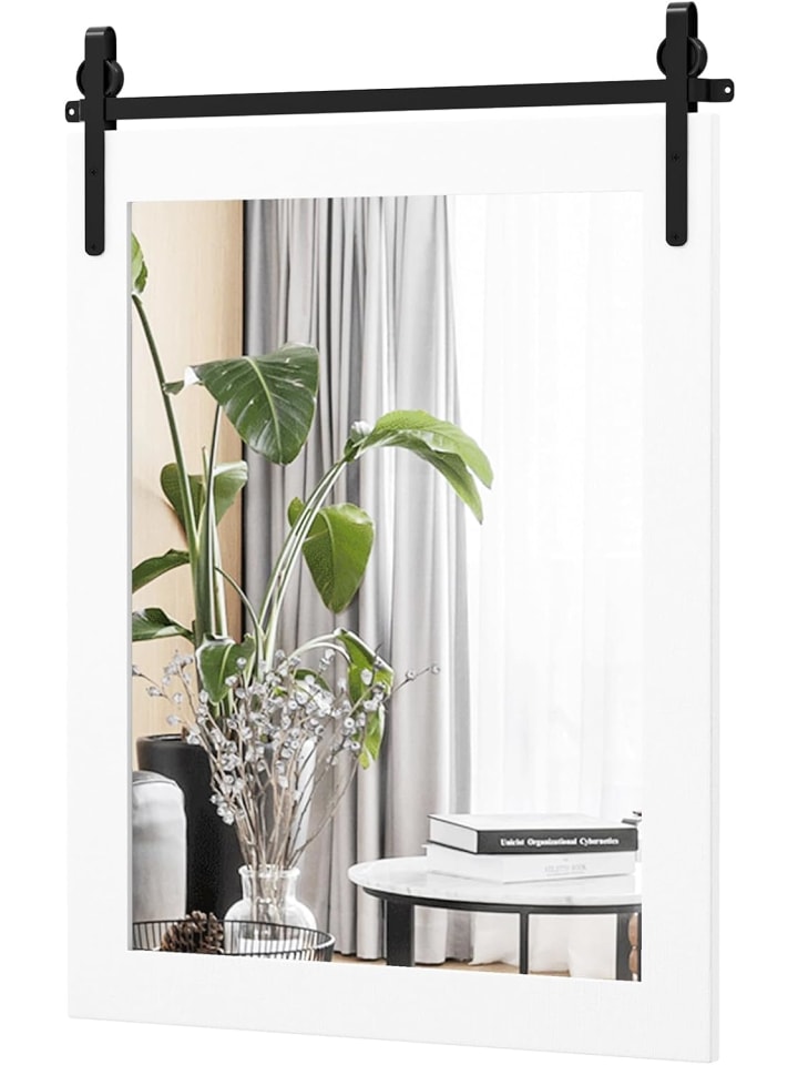 COSTWAY Wandspiegel in Weiß günstig kaufen 56 cm