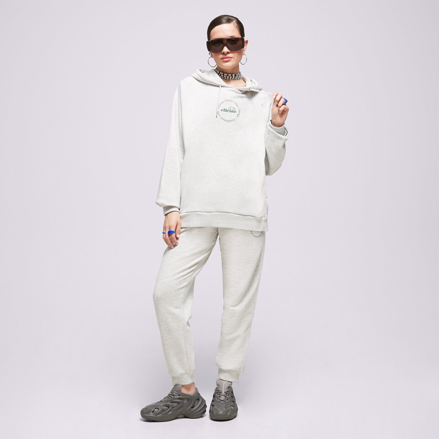 ELLESSE SWEATSHIRT Z KAPTUREM GIARADINI LGREY MRL OH HOODY Grau