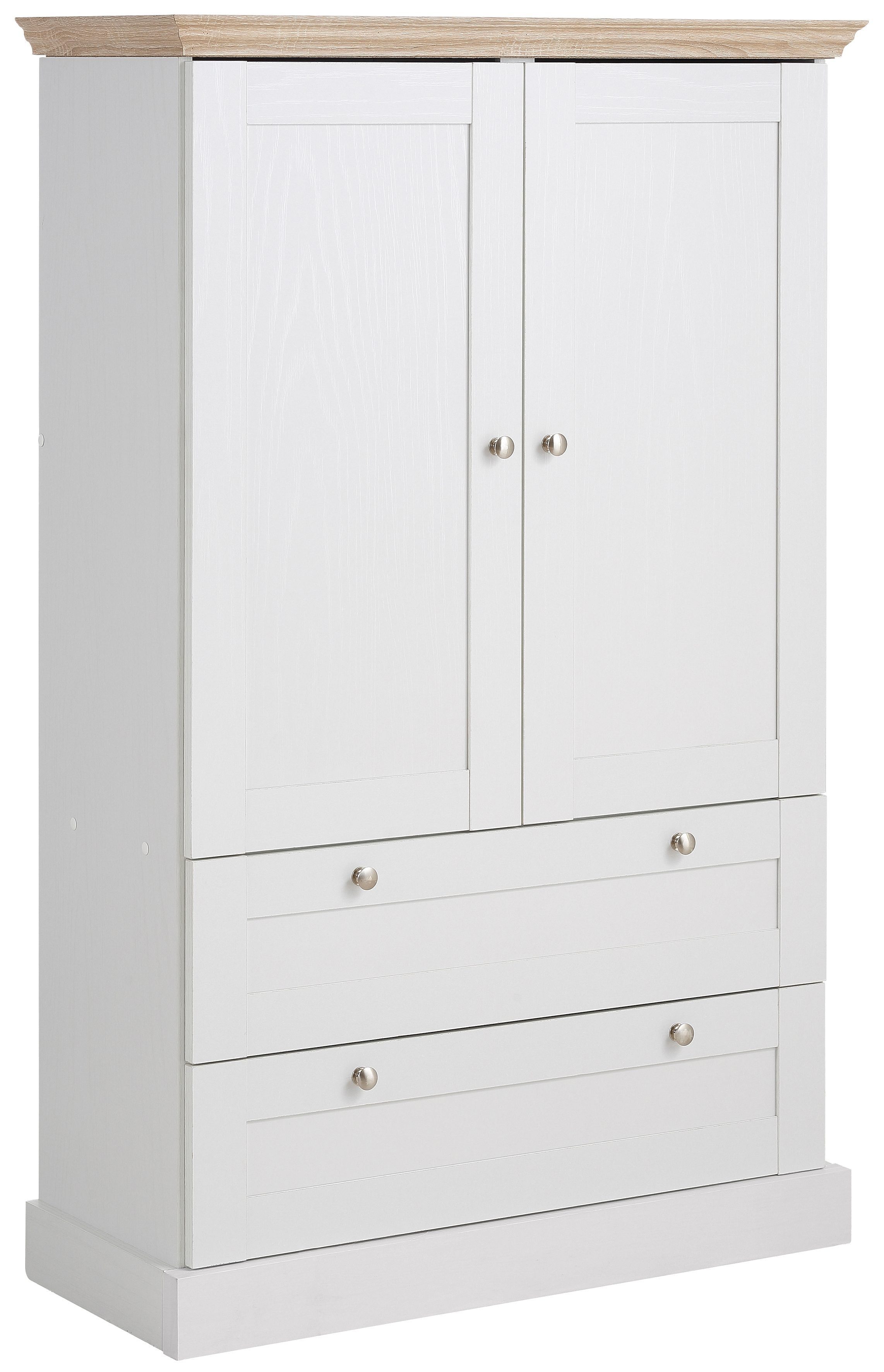 Home affaire Drehtürenschrank Binz Mehrzweckschrank, Holz-Optik, mit Stauraummöglichkeiten, Höhe 130 cm