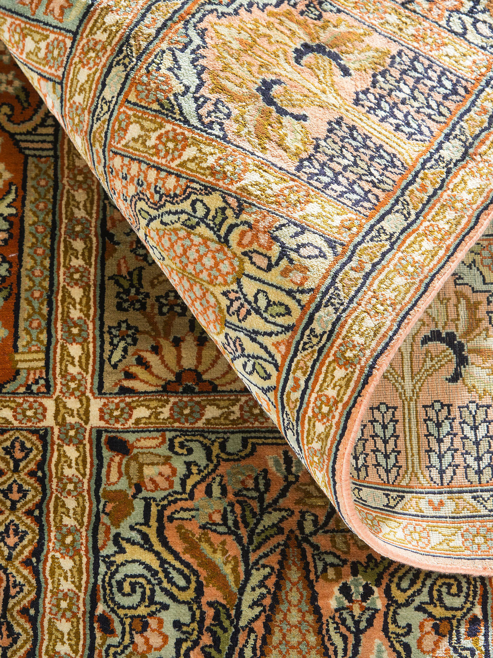 Kaschmir Seide 18/18 ca. 157 x 214 cm, Unikat / Einzelstück