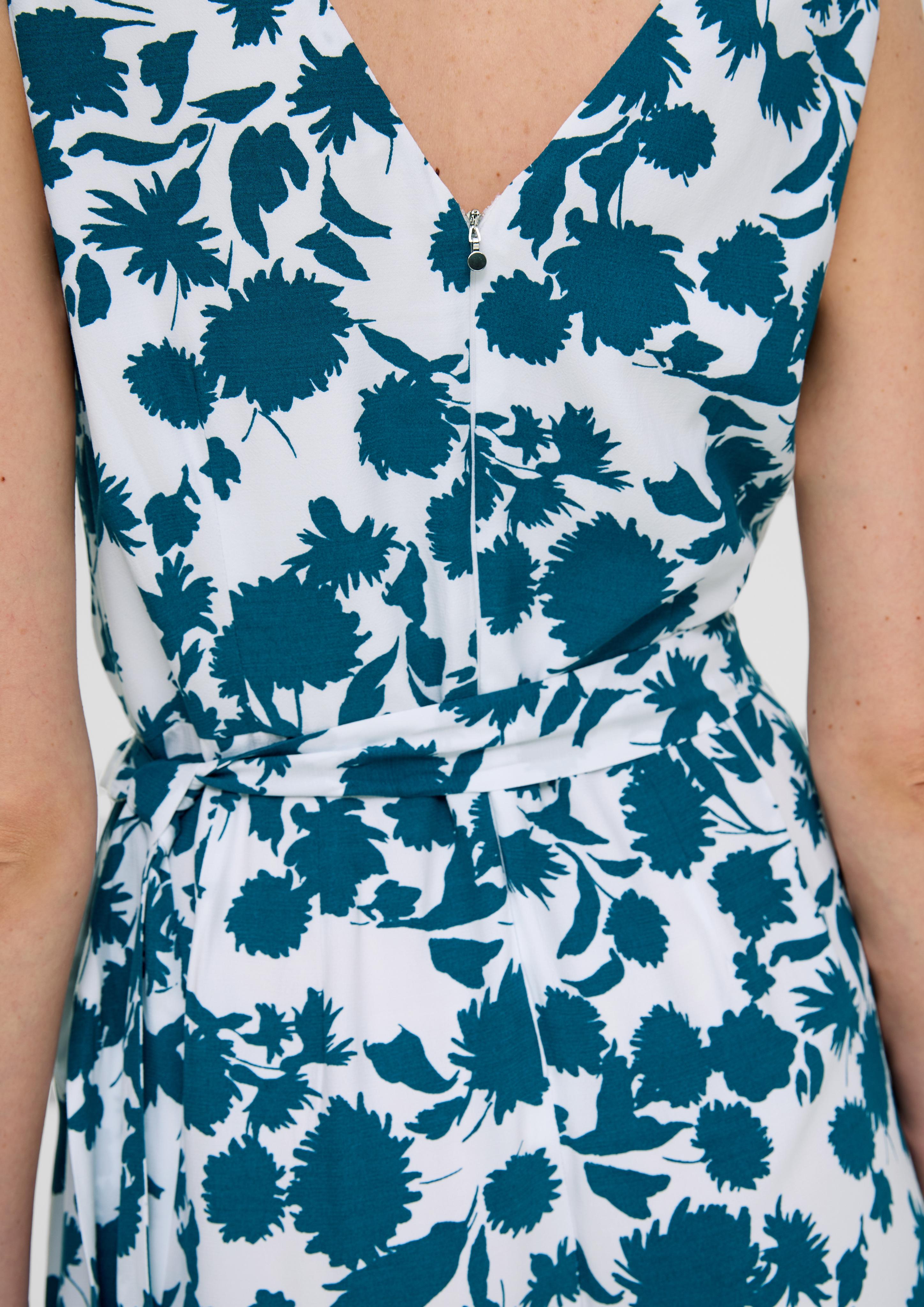 Viskose-Jumpsuit mit Taillengürtel  2132301-67A2