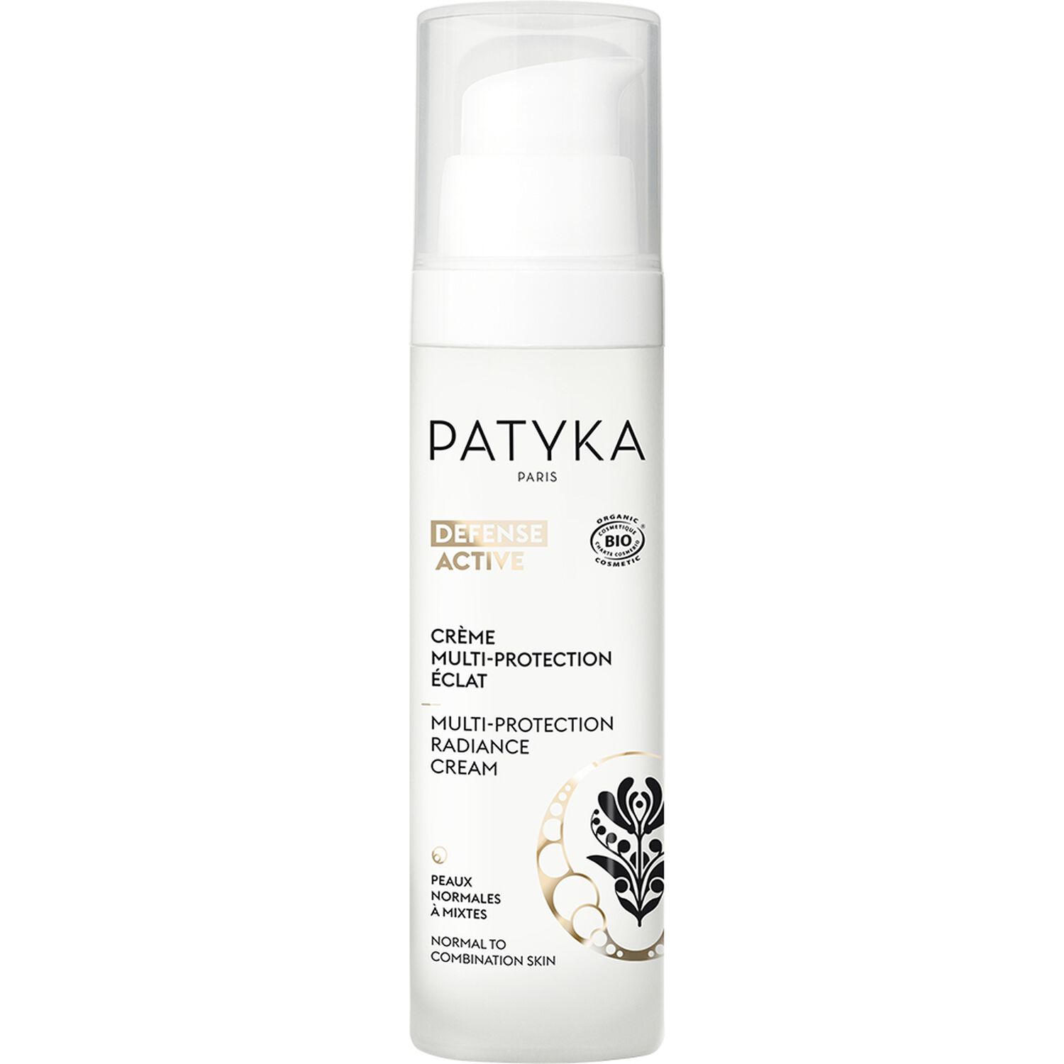 Patyka Defense Active Crème Multi-Protection Éclat peaux normales à mixtes