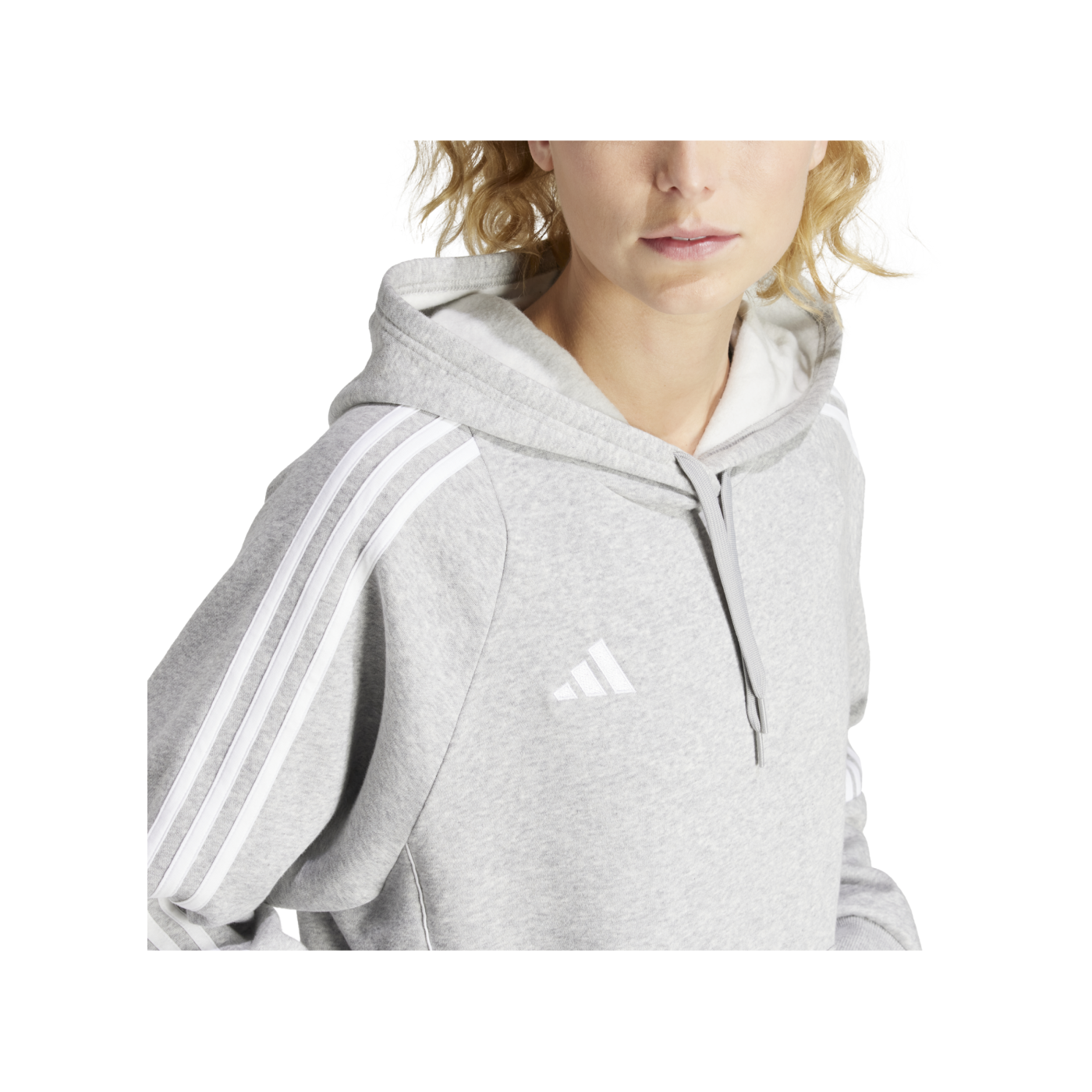 adidas Tiro 24 Hoody Damen Grau Weiss