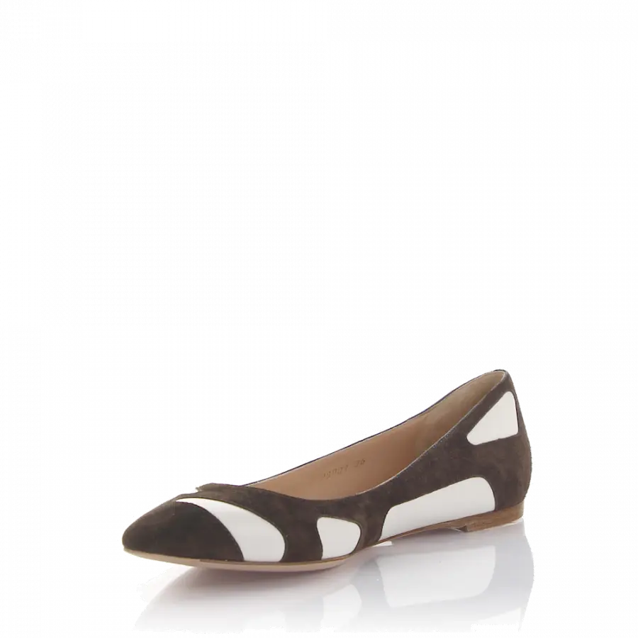 Gianvito Rossi - Ballerinas G20001 Veloursleder - braun