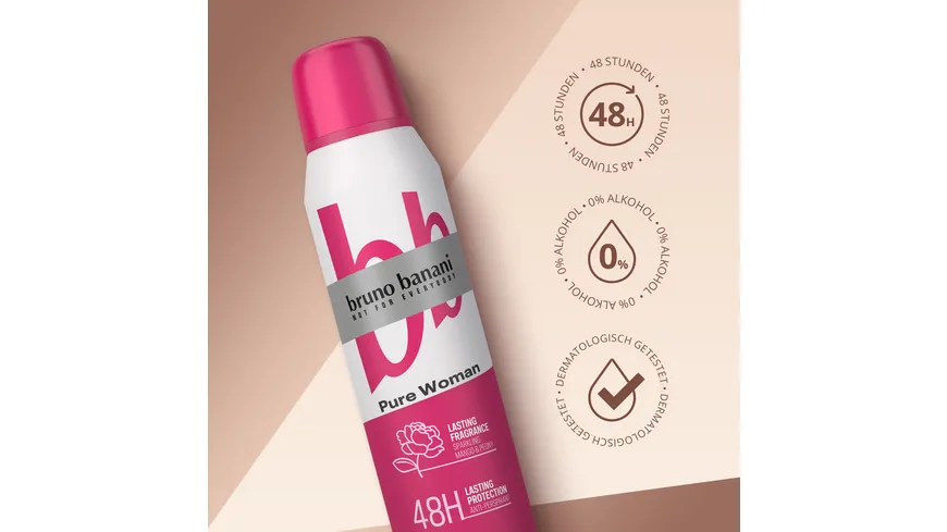 bruno banani Antitranspirant Pure Woman 150 ml