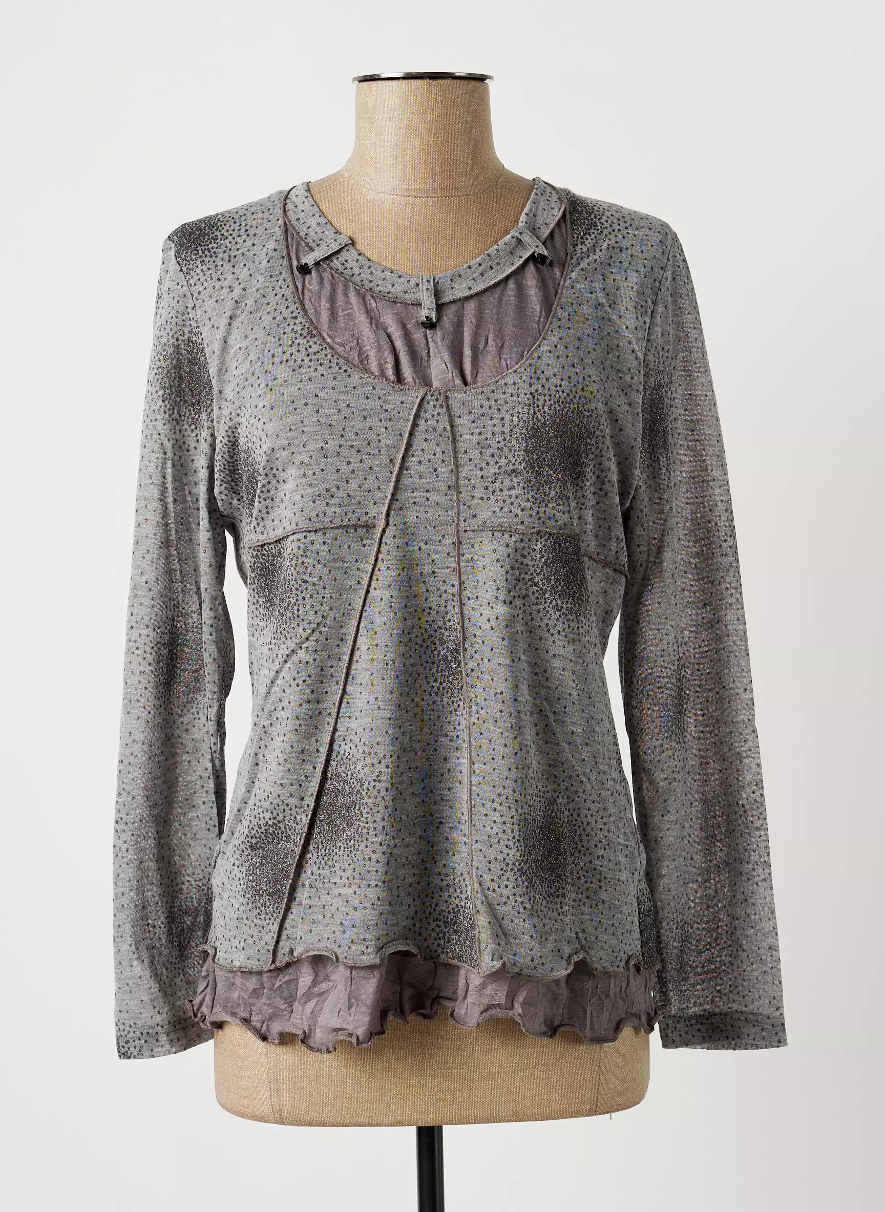 Guy Dubouis Tshirts Femme couleur gris