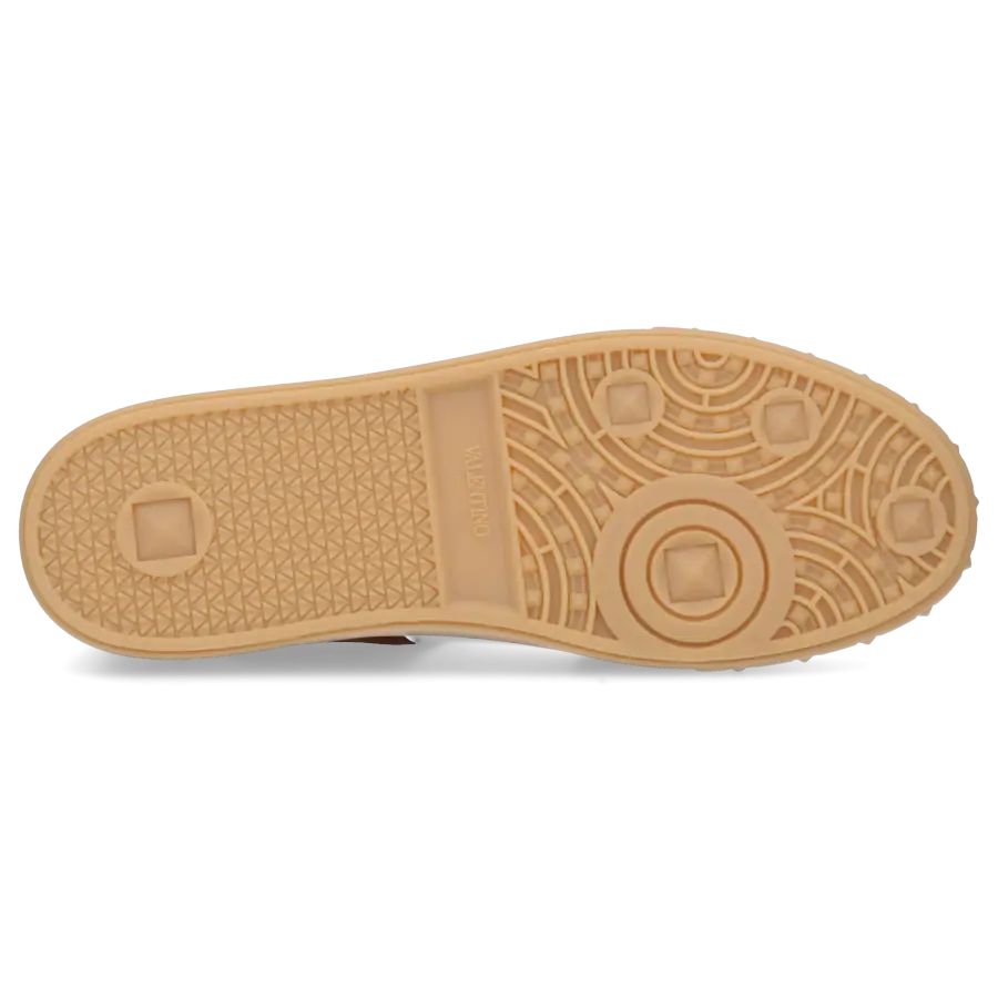 Valentino Garavani - Sneaker low UPVILLAGE Veloursleder - braun
