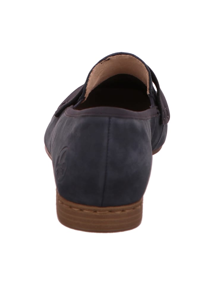 rieker Klassische Slipper in Blau günstig kaufen