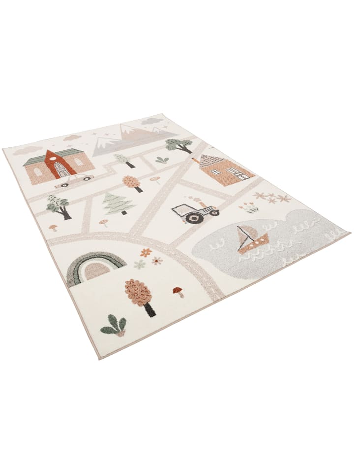 Pergamon Kinder Teppich Softstar Kids Little City in Bunt günstig kaufen