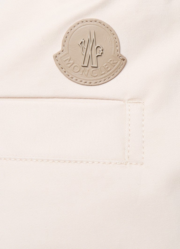 Pantaloni Moncler cu croială dreaptă și buzunare laterale