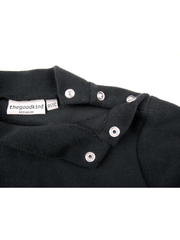 thegoodkind Fleece Langarmshirt in Schwarz günstig kaufen