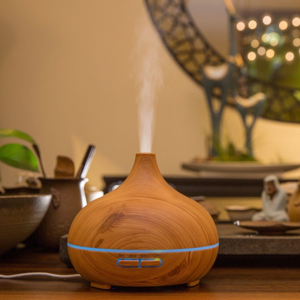Blusmart Diffuser Aroma Diffuser, 0,55 l Wassertank, Haushalts-Schlafzimmer-Verdampfer