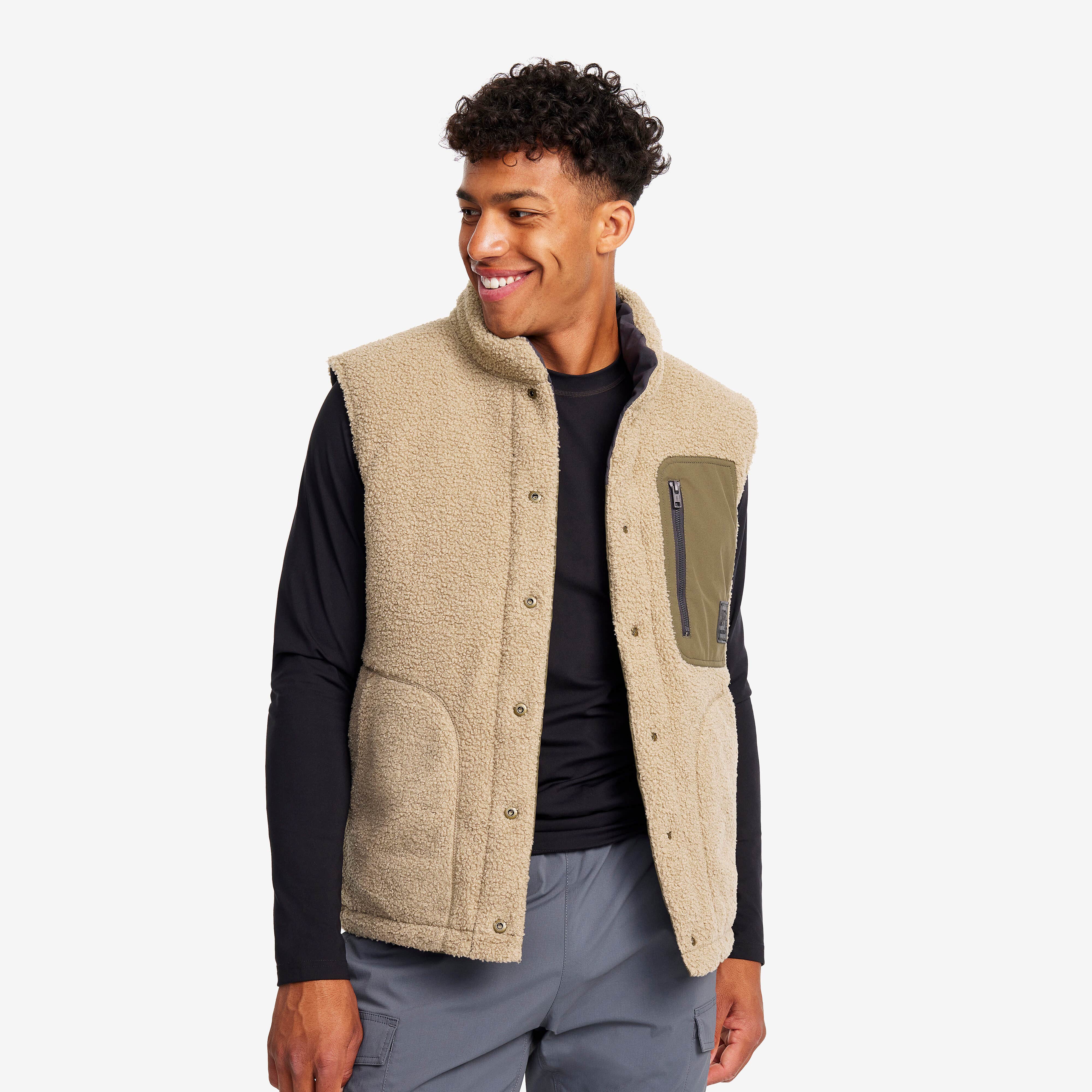 Rollick Reversible Vest Homme Grape Leaf
