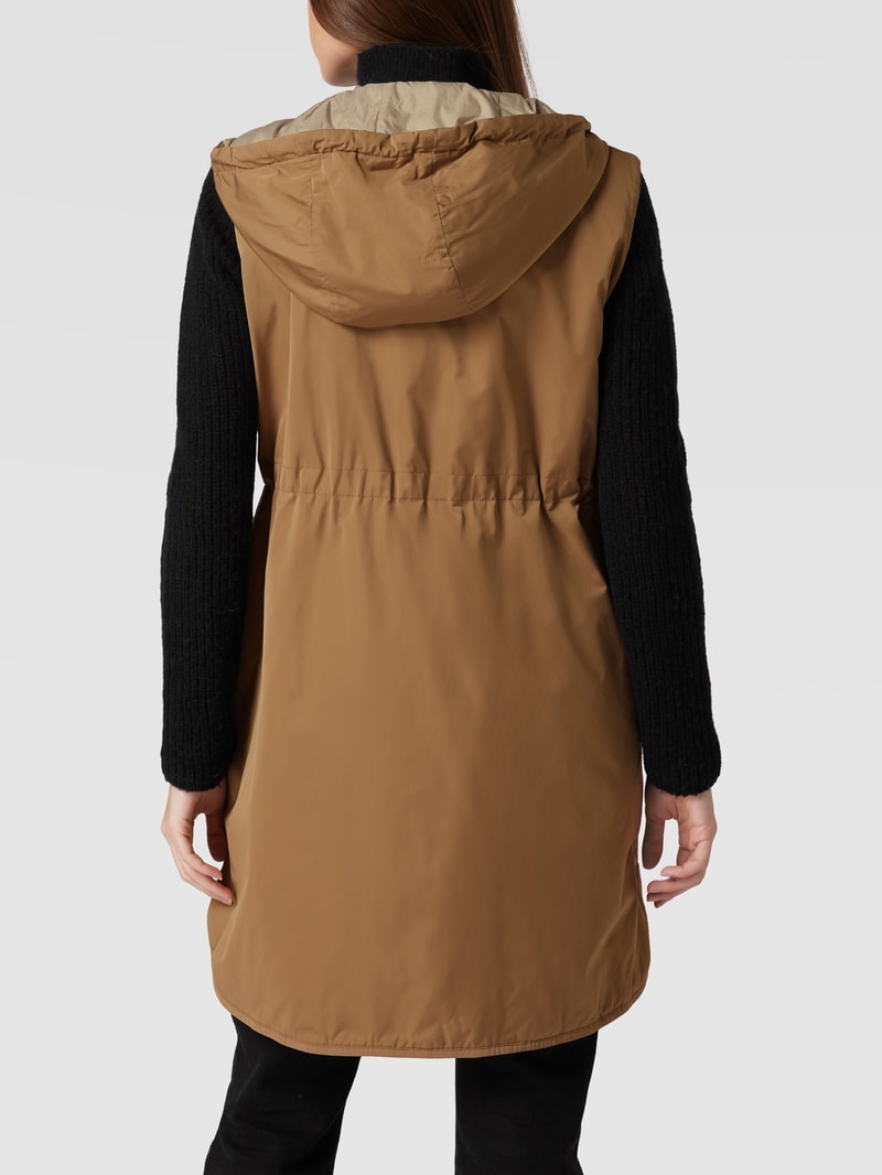Steppweste mit Wendefunktion Modell 'VINO' in camel