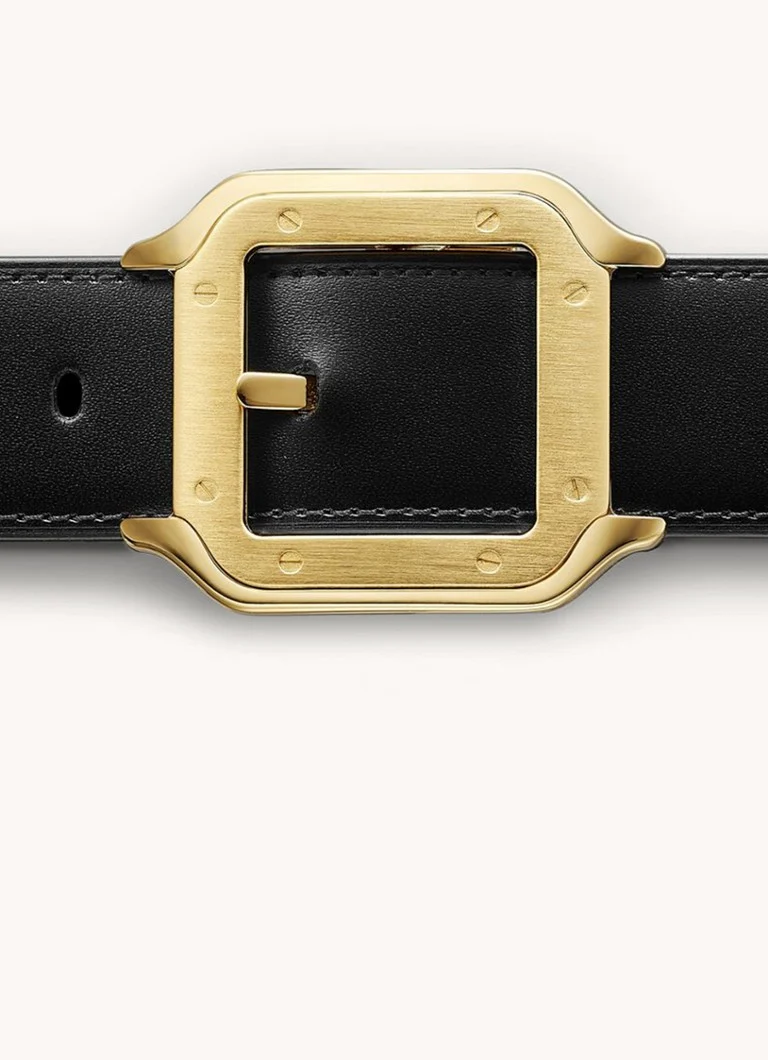 Curea din piele cu două fețe Cartier Santos CRL5000596