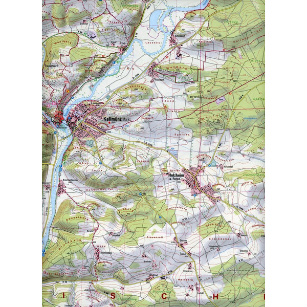 Regensburg Nord 1 : 25 000 - Wanderkarte