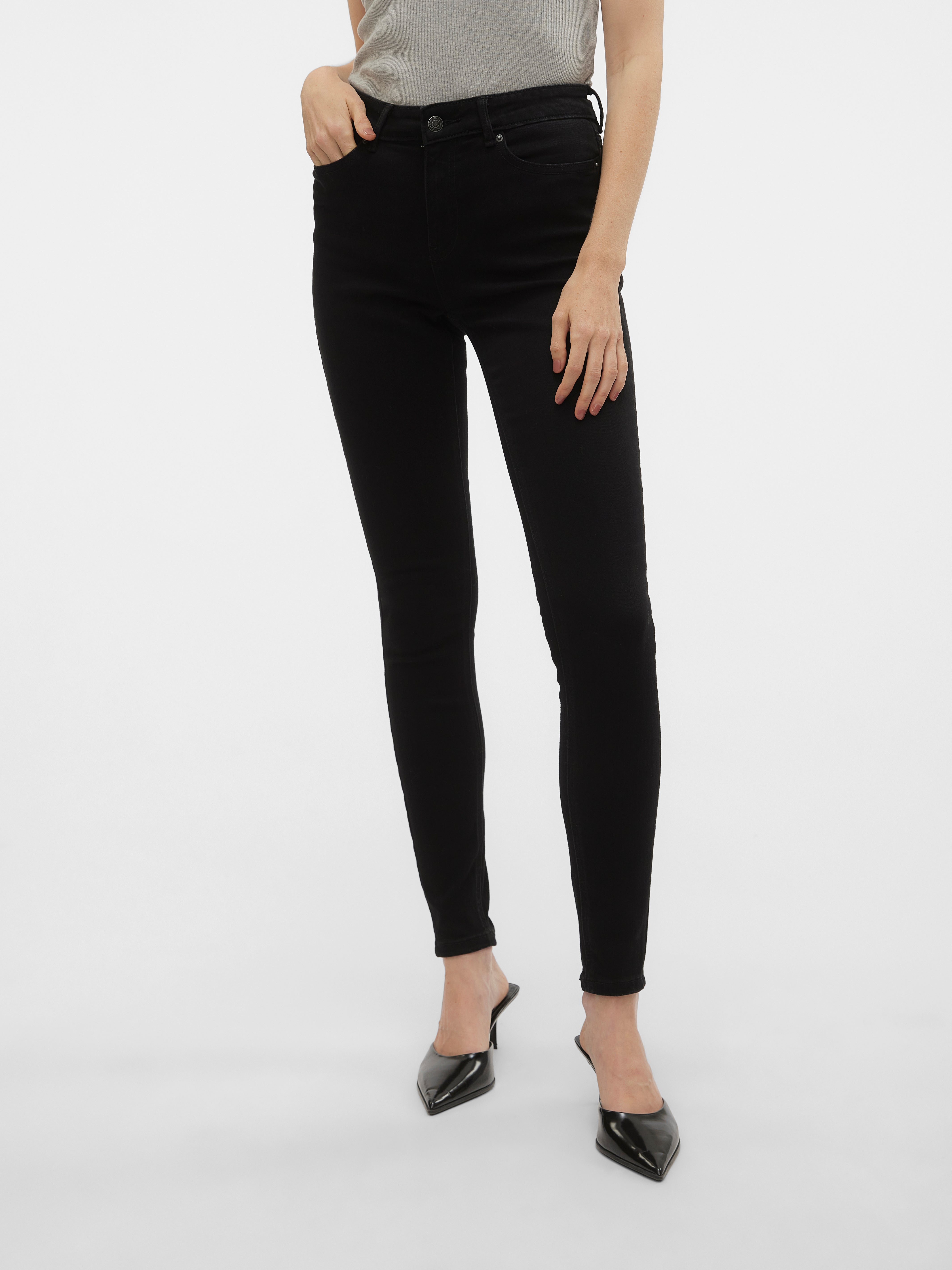 VMFLASH Mid Rise Skinny Fit Jeans
