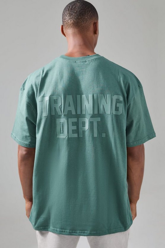 Oversize T-Shirt mit Active Training Dept Print