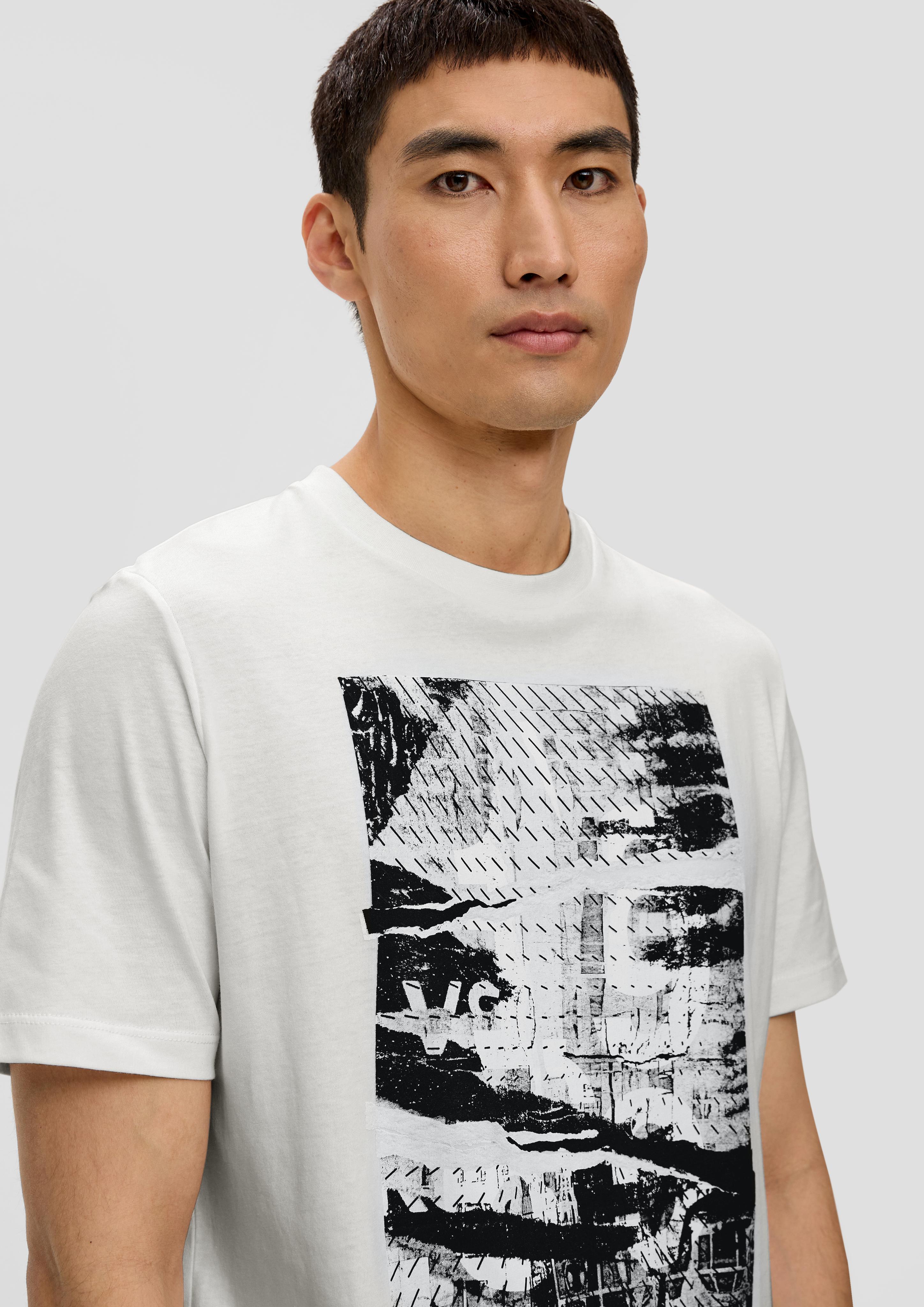 T-Shirt mit Frontprint  2138638-01D1