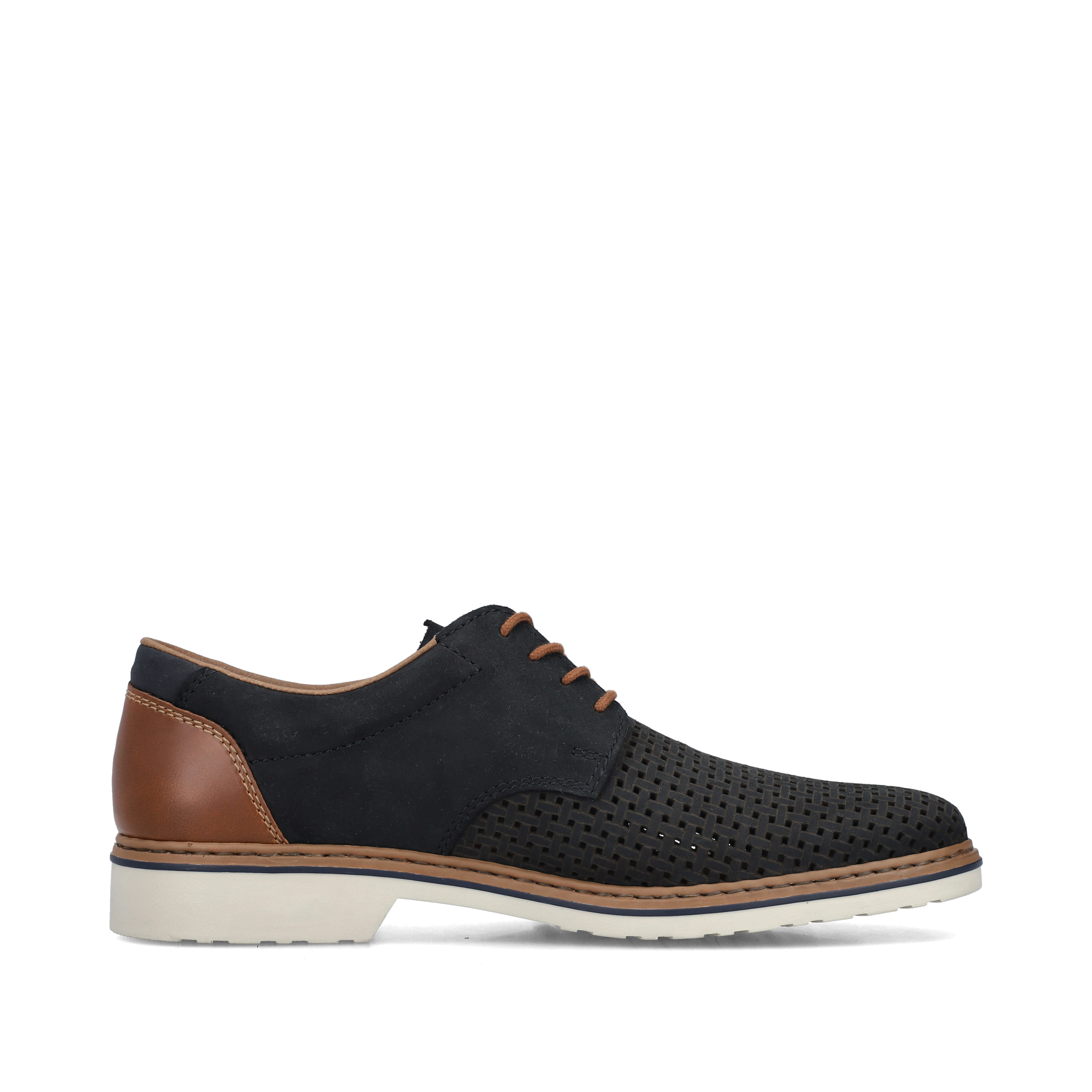 Rieker Herren Schnürschuhe stahlblau