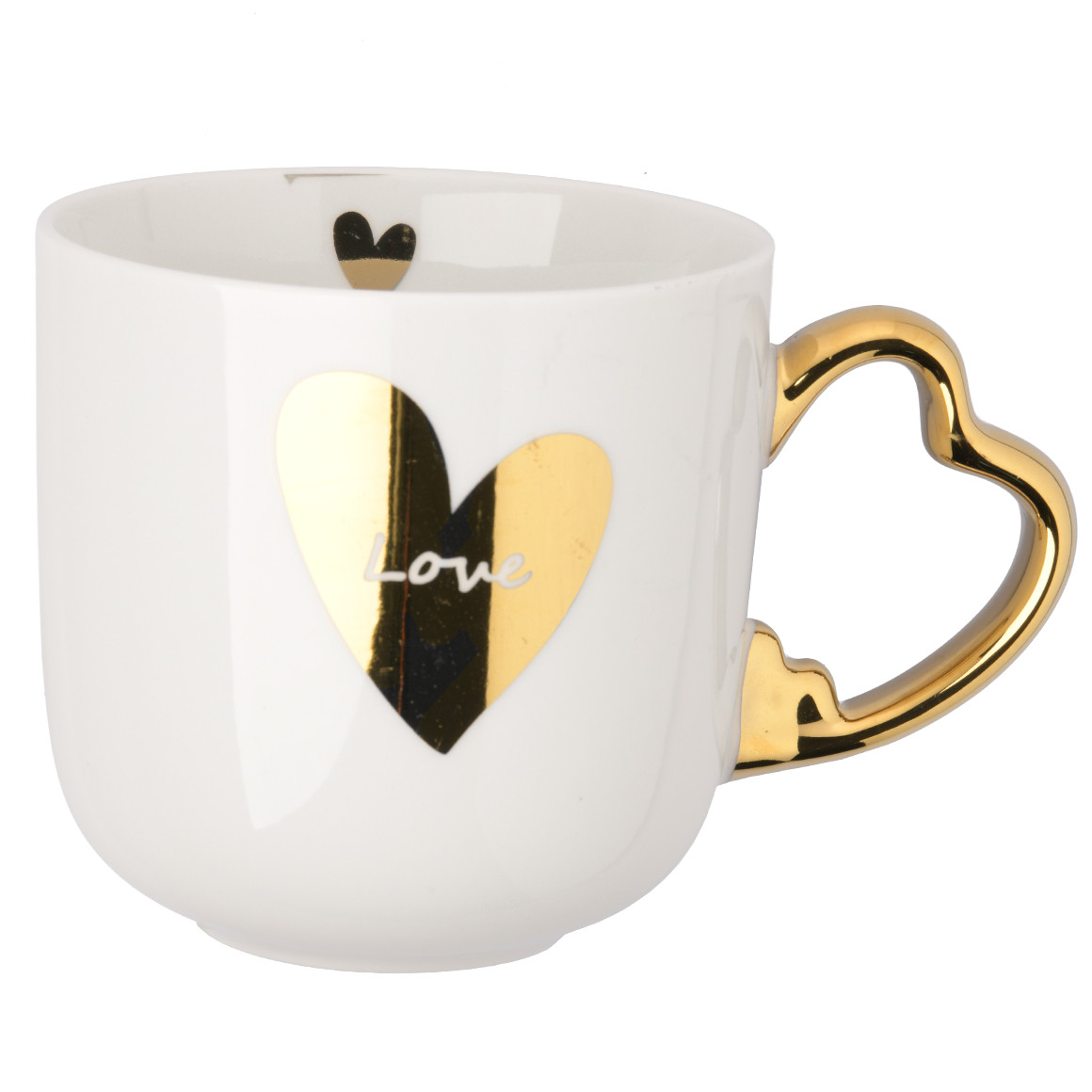 Tasse mit Herz und Schrifzug