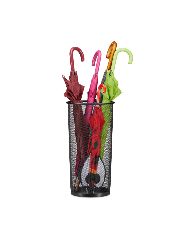 relaxdays Schirmständer in Schwarz - (H)50 x Ø 26 cm günstig kaufen onesize