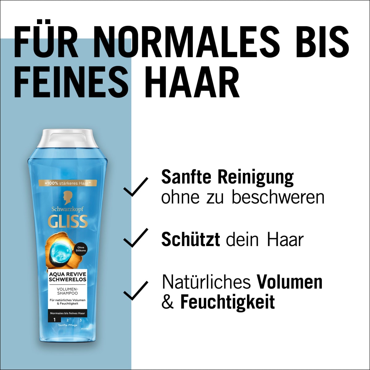 Shampoo Aqua Revive Schwerelos, 250 ml