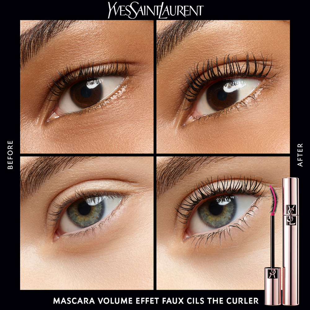 Yves Saint Laurent Volume Effet Faux Cils Mascara Recourbe-Cils, Volume et Longueur