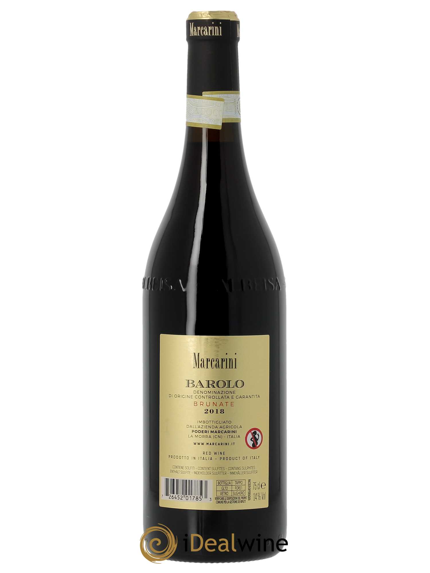 Barolo DOCG Brunate Marcarini  2018 - Lot de 1 Bouteille