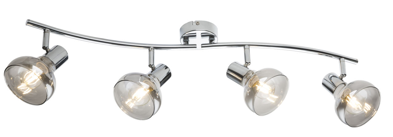 Globo Lighting - LOTHAR - Strahler Metall verchromt, 4x E14