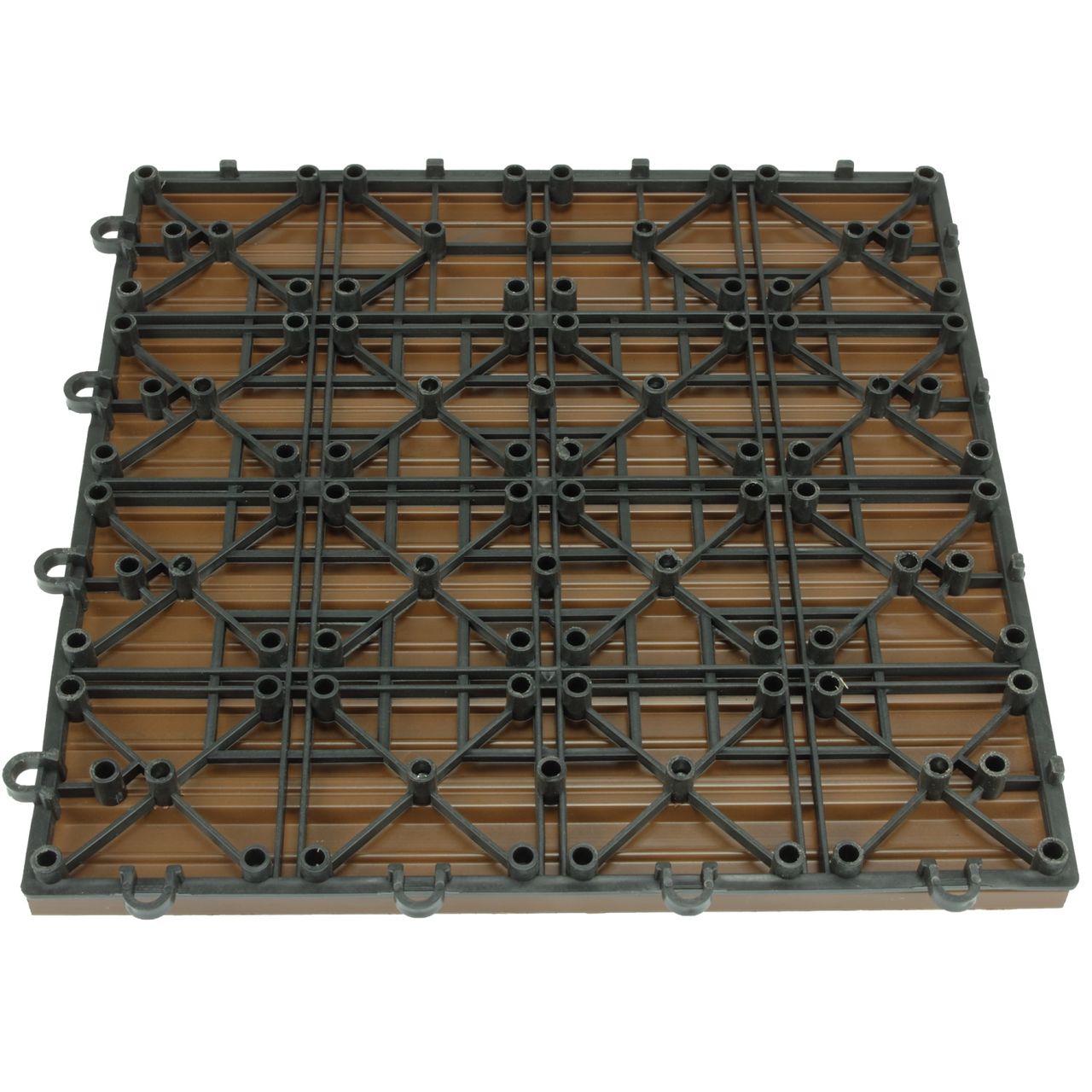 TOP MULTI WPC Fliesen 30 x 30cm braun Standard 1 m²