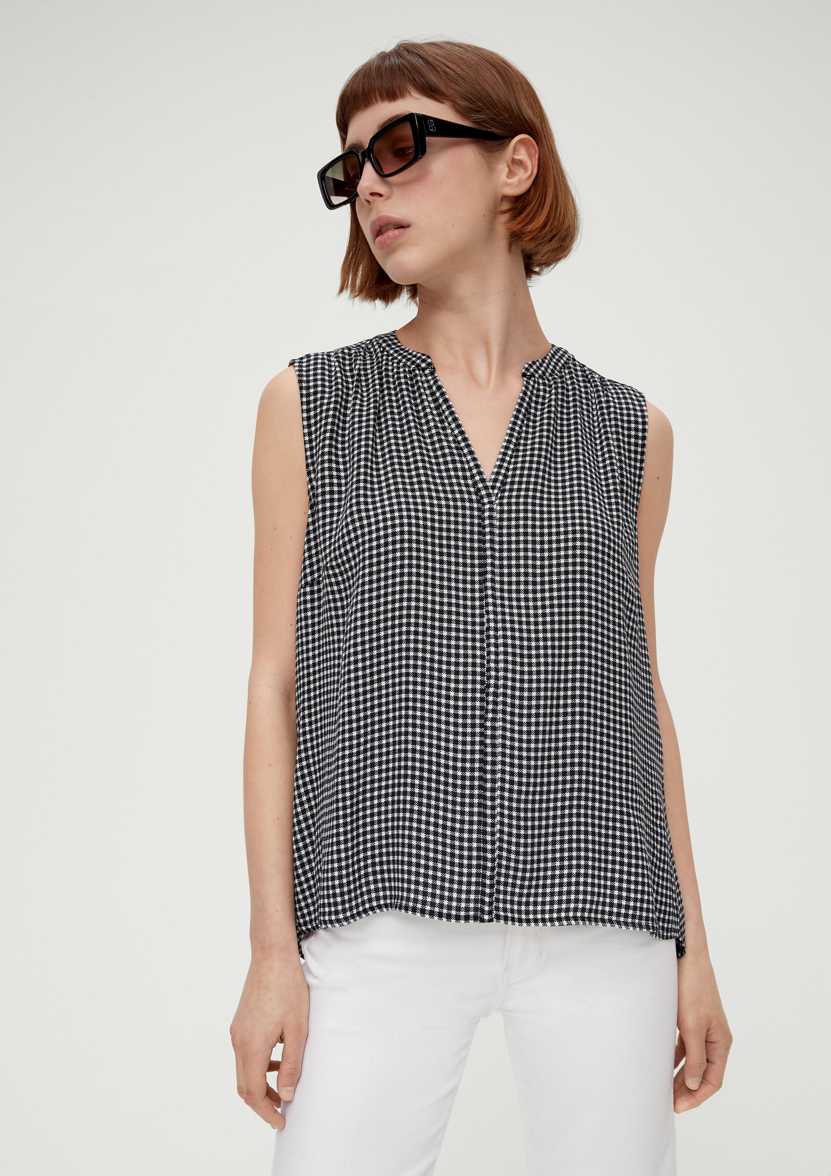 Viskosebluse mit Crêpestruktur  2131884-99N2