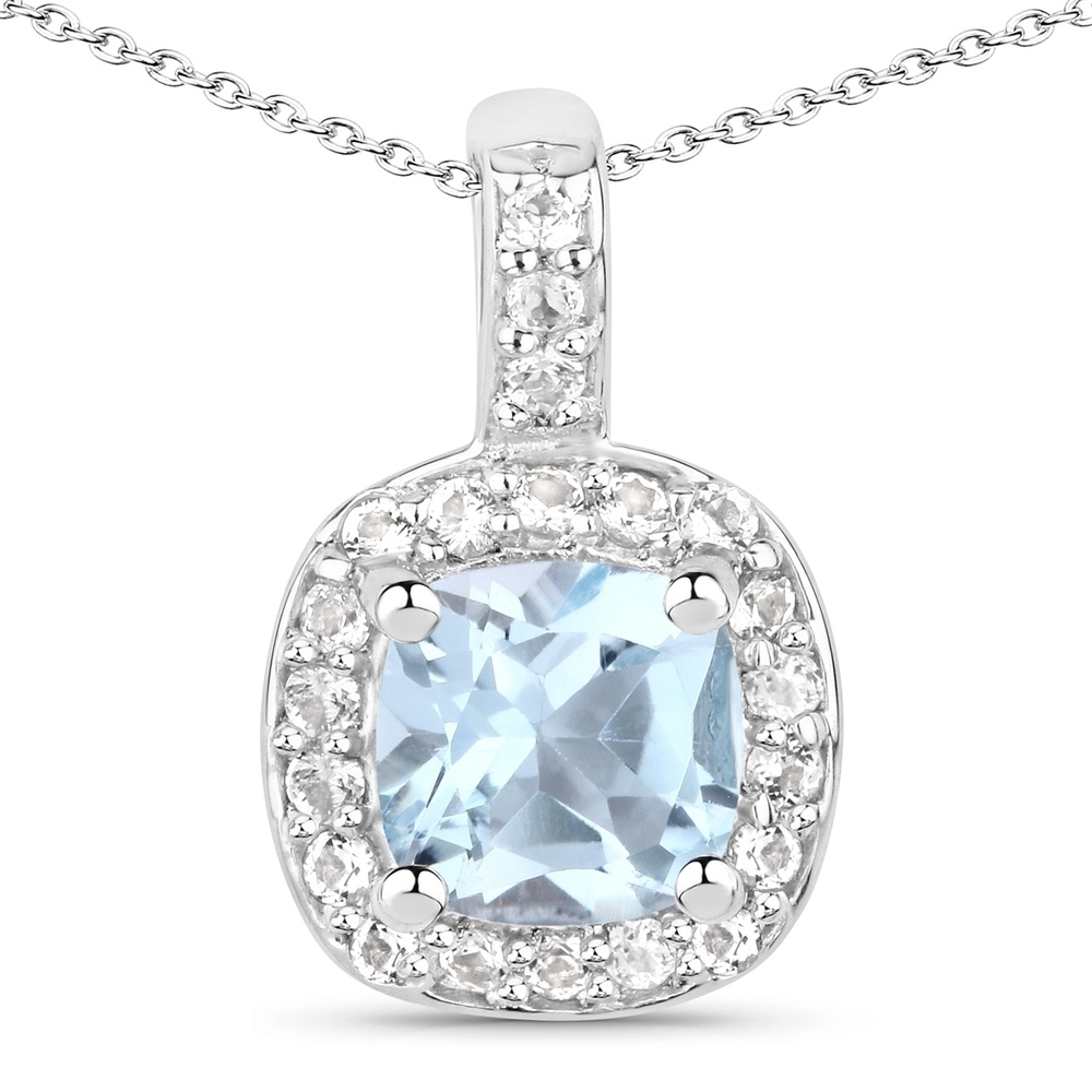 Rafaela Donata Chaîne Argent sterling Topaz bleu en Argent Bijoux