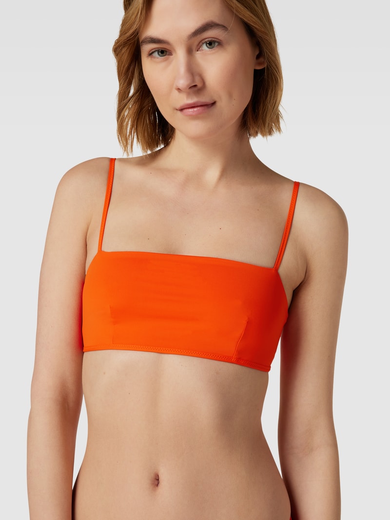 Bikini-Oberteil mit Spaghettiträgern Modell 'EASYTOP' in orange