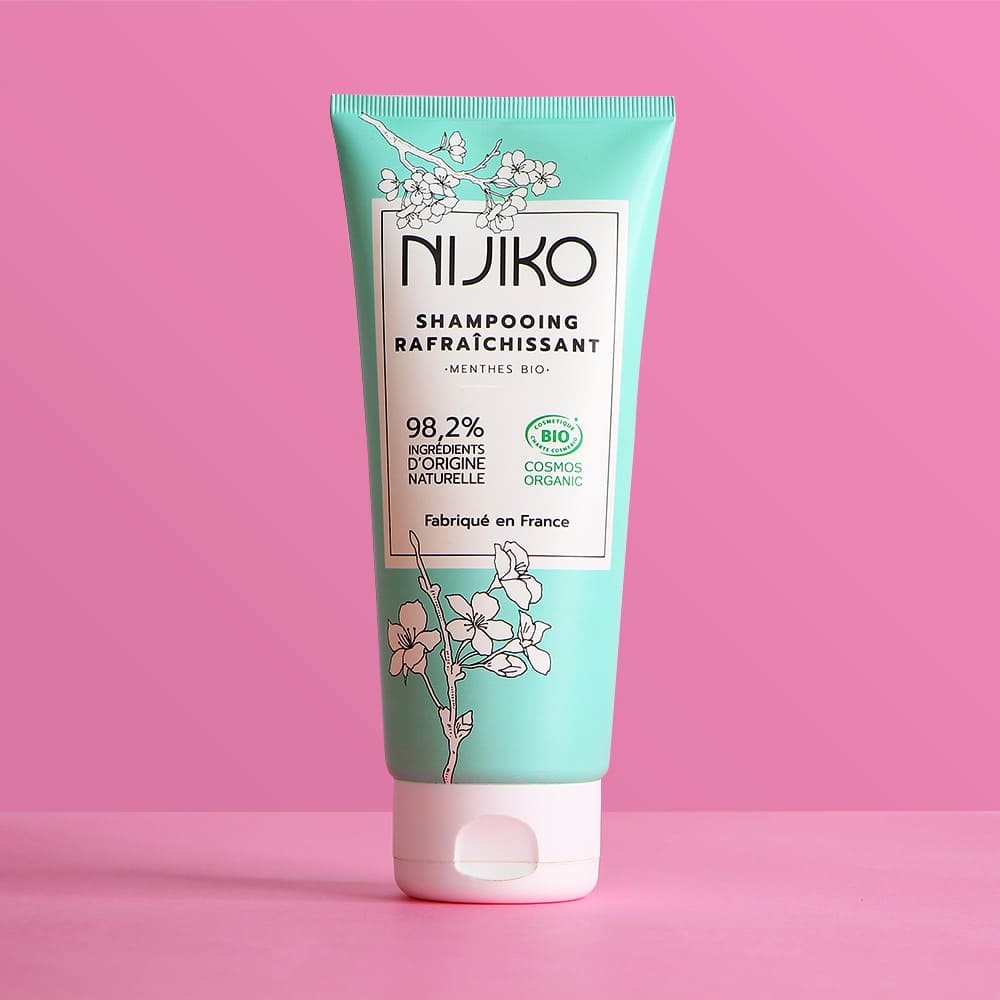 nijiko Shampooing Bio Rafraîchissant - CheveuxGras Shampoing