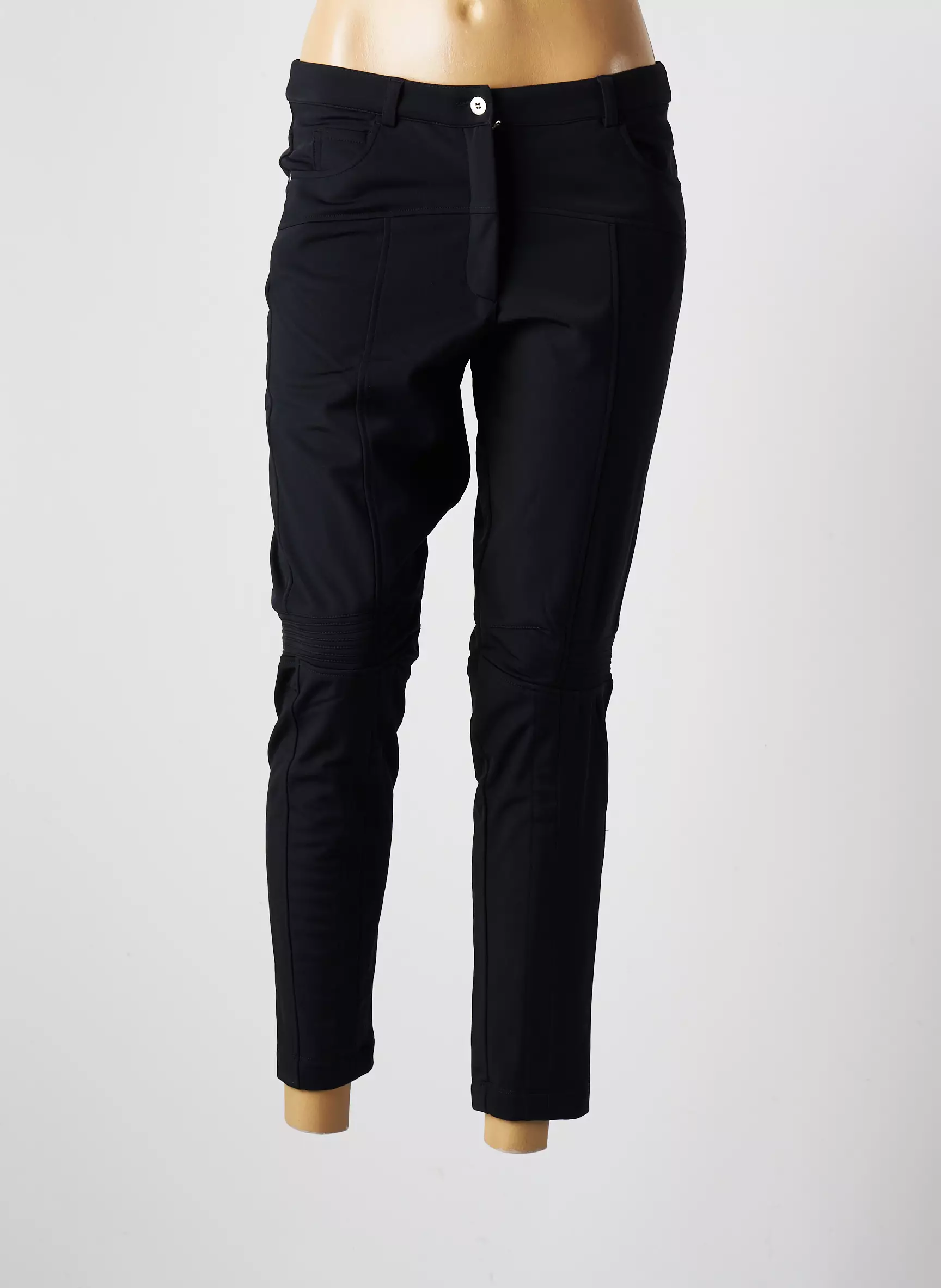 Platine Collection Pantalons Slim Femme couleur noir